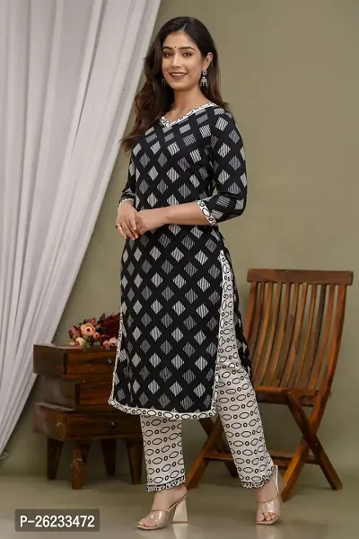 Classic Viscose Rayon Kurta, Bottom and Dupatta set-thumb3