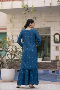 Classic Viscose Rayon Kurta, Bottom and Dupatta set-thumb1