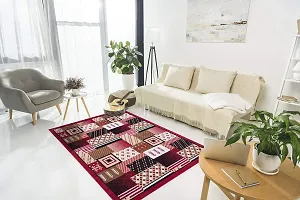 Designer Antislip Polyester Printed Carpets For Living Room Bedroom-thumb1