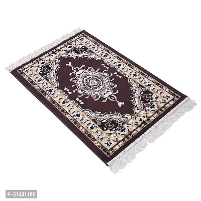 Persian Carpet Brown Polypropylene Polyester Jute 2 X 3 Feet-thumb2