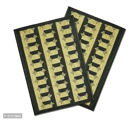 Designer Antislip Polyester Printed Door Mats For Kitchen Bathroom And Door Pack Of 2