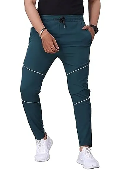 Stylish Solid Regular Track Pants For Men