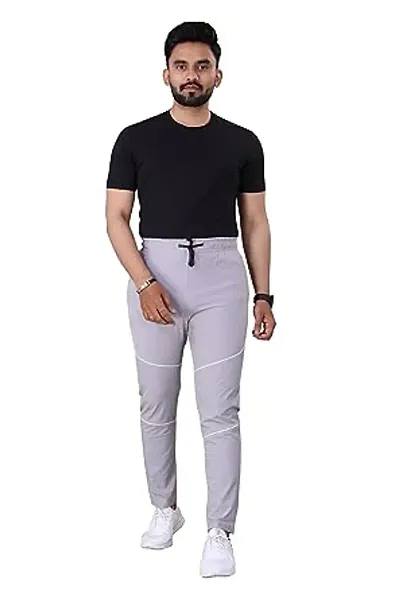 Stylish Solid Regular Track Pants For Men