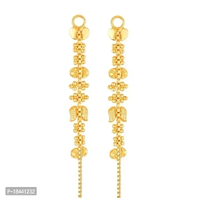 VIVASTRI Golden  Alloy  Hoop Earrings Earrings For Women