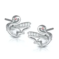 Stylish Silver Alloy Earrings For Women-thumb1