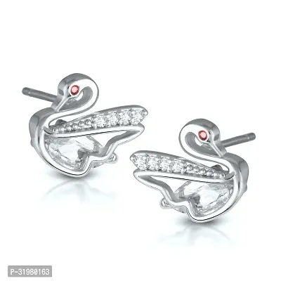 Stylish Silver Alloy Earrings For Women-thumb2