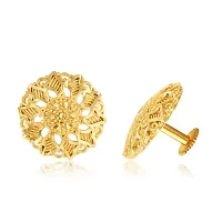 VIVASTRI Golden Alloy  Jhumkas Earrings For Women-thumb1