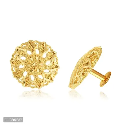 VIVASTRI Golden Alloy  Jhumkas Earrings For Women-thumb2