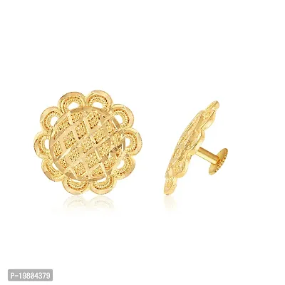 Vivastri Golden  Alloy  Studs Earrings For Women-thumb4