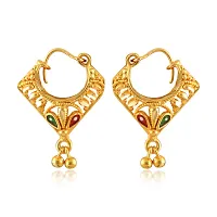 Vivastri Golden  Alloy  Chandbalis Earrings For Women-thumb2