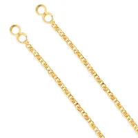 VIVASTRI Golden  Alloy  Ear Cuff Earrings For Women-thumb1