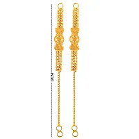 VIVASTRI Golden  Alloy  Hoop Earrings Earrings For Women-thumb2