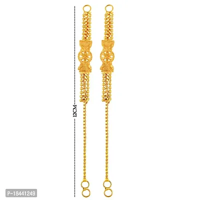 VIVASTRI Golden  Alloy  Hoop Earrings Earrings For Women-thumb3