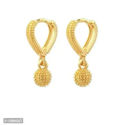 Vivastri Golden  Alloy  Chandbalis Earrings For Women-thumb2