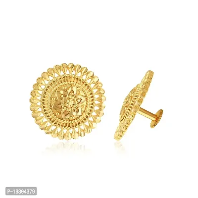 Vivastri Golden  Alloy  Studs Earrings For Women-thumb2