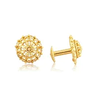 VIVASTRI Golden Alloy  Jhumkas Earrings For Women-thumb1