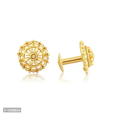 VIVASTRI Golden Alloy  Jhumkas Earrings For Women-thumb2