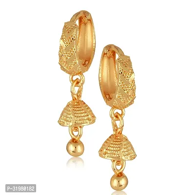 Stylish Golden Alloy Earrings For Women