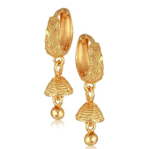 Beautiful Gold Plated Jhumki Earring For Women And Girls