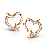 Stylish Golden Alloy Earrings For Women-thumb1