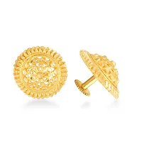 VIVASTRI Golden Alloy  Jhumkas Earrings For Women-thumb1