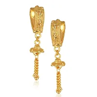 Stylish Golden Alloy Earrings For Women-thumb1