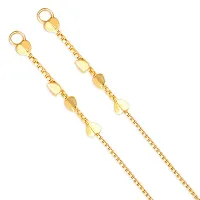 Vivastri Golden  Alloy  Ear Cuff Earrings For Women-thumb1