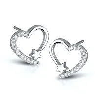 Stylish Silver Alloy Earrings For Women-thumb1