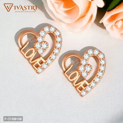 Stylish Golden Alloy Earrings For Women