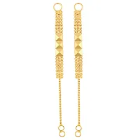 VIVASTRI Golden  Alloy  Hoop Earrings Earrings For Women-thumb2