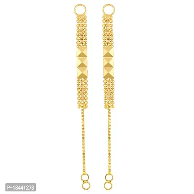 VIVASTRI Golden  Alloy  Hoop Earrings Earrings For Women-thumb3