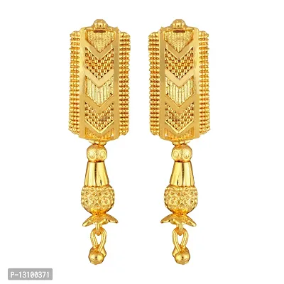 Golden Brass  Drop Earrings Earrings For Women