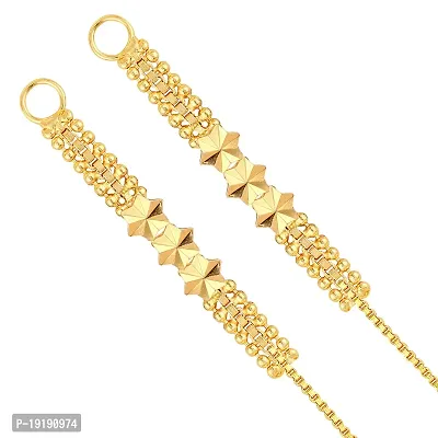VIVASTRI Golden Alloy  Hoop Earrings Earrings For Women-thumb2