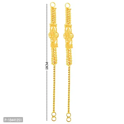 VIVASTRI Golden  Alloy  Hoop Earrings Earrings For Women-thumb3