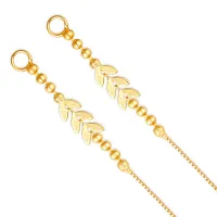 VIVASTRI Golden Alloy  Hoop Earrings Earrings For Women-thumb1