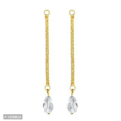 VIVASTRI Golden Alloy  Jhumkas Earrings For Women-thumb4