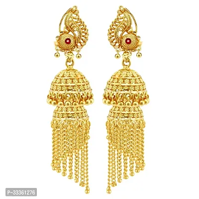 Stylish Golden Alloy Earring For Women-thumb0