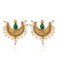 Stylish Golden Alloy Earrings For Women-thumb1