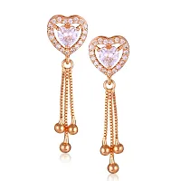 Stylish Golden Alloy Earrings For Women-thumb1