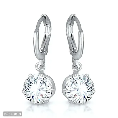 Stylish Silver Alloy Earrings For Women