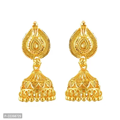 Stylish Golden Alloy Earring For Women-thumb0