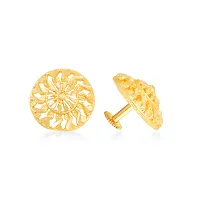 VIVASTRI Golden Alloy  Jhumkas Earrings For Women-thumb1