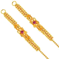 VIVASTRI Golden  Alloy  Hoop Earrings Earrings For Women-thumb3