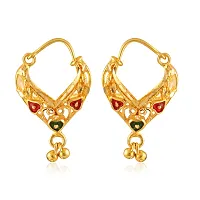 VIVASTRI Golden Alloy  Drop Earrings Earrings For Women-thumb3