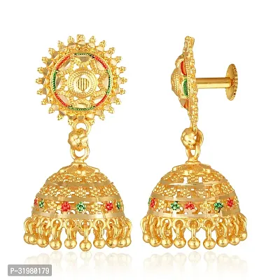 Stylish Golden Alloy Earrings For Women-thumb4