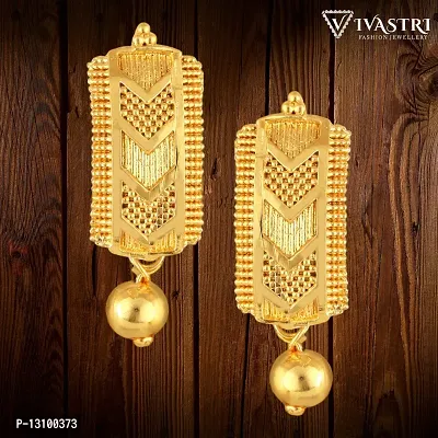 Golden Brass  Drop Earrings Earrings For Women-thumb2