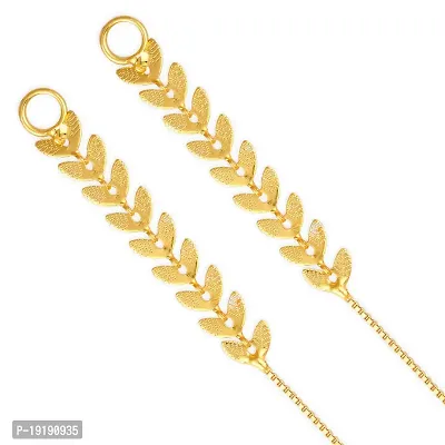 VIVASTRI Golden Alloy  Hoop Earrings Earrings For Women-thumb4