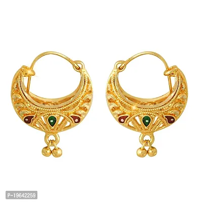 VIVASTRI Golden Alloy  Drop Earrings Earrings For Women-thumb3