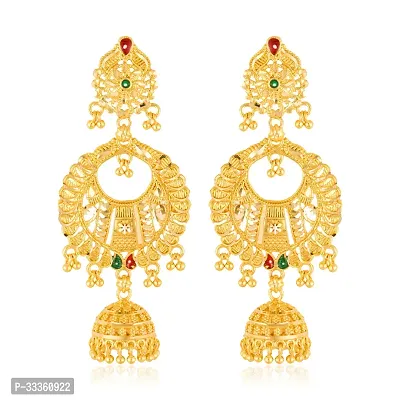 Stylish Golden Alloy Earring For Women-thumb0