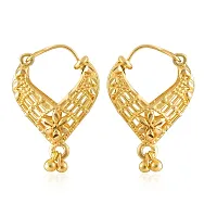 VIVASTRI Golden Alloy  Drop Earrings Earrings For Women-thumb2